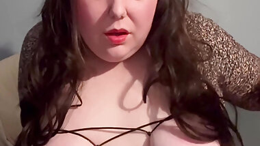 Hurting and Spanking My Bound Tits