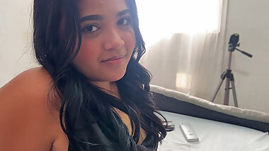 She broke up with her boyfriend and her stepbrother gave her a moment of happiness