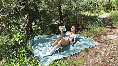 Got too hot at the picnic... couldn't keep my hands to myself