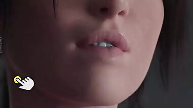 Animated blowjob and pussyfucking for beautiful girl