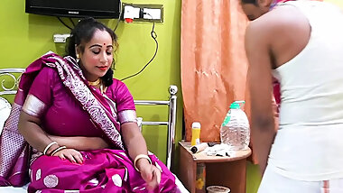 Desi Indian Hardcore sex with big boobs malkin and male sevant
