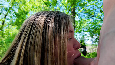 Cum in my pretty little mouth. Best first-person deep-throat blowjob ever.