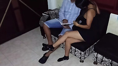 I record my teacher and he provoked it because my parents don't let me leave the house and I couldn't stand the desire to know sex