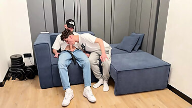 Hot gay blowjob