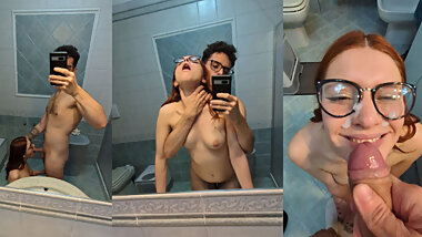 I Fuck My Girlfriend Hard in the Bathroom and in Her Face