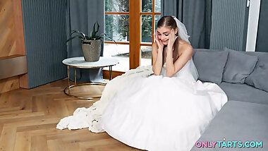 Young Bride with Small Tits and Pussy