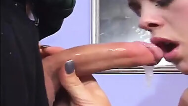 Horny stepmother and husband fucks her stepsister in the ass