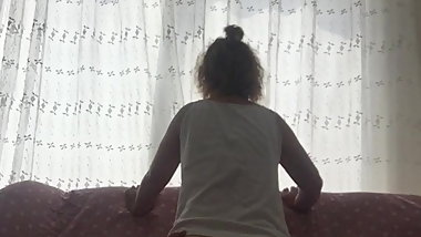 Horny milf riding me hard