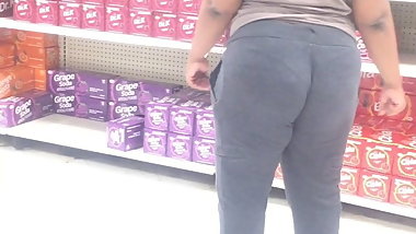 Young Ebony Donkey Ass Nut Booty & VPL