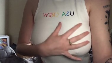 Your fav premium girl lilac lily does a titty drop