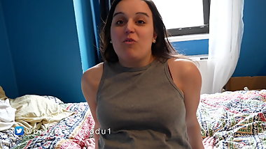 Hot young PAWG takes a huge cock