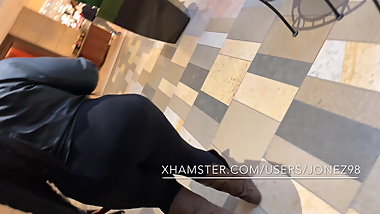 Candid VPL Young Teen Buns